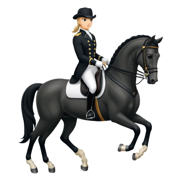 Dressage horse  sticker