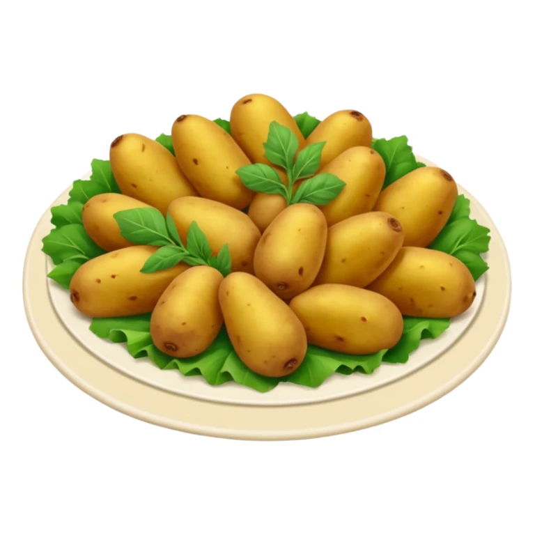 prato de jantar de buffet com batatas carnes e vegetais verdes sticker