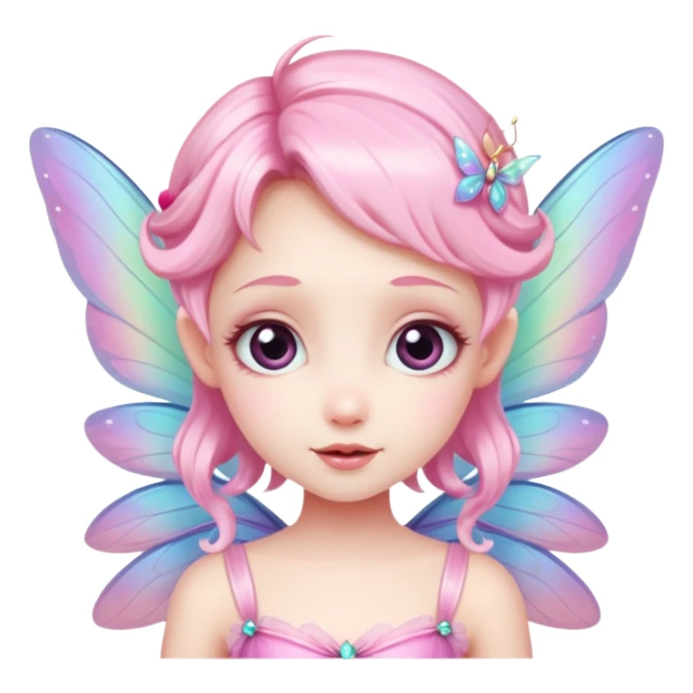 little pink fairy sticker