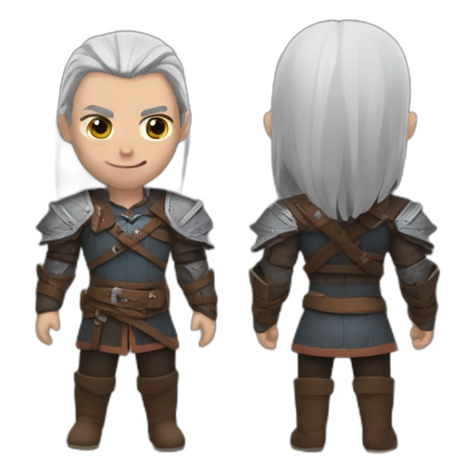 The witcher of the game clash of clans sticker