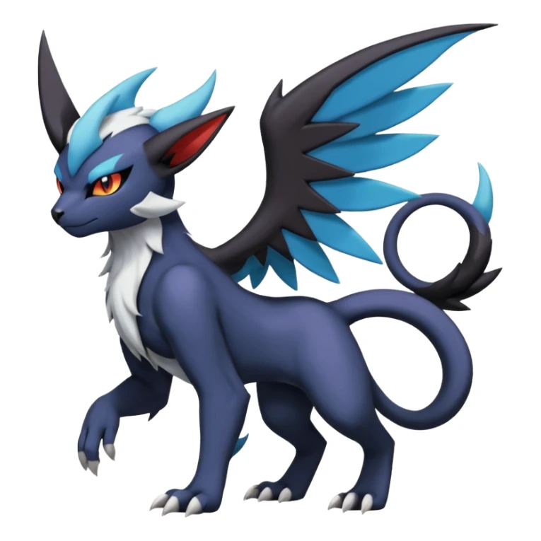 Luxray-Absol-Noivern-Dewott-fusion sticker