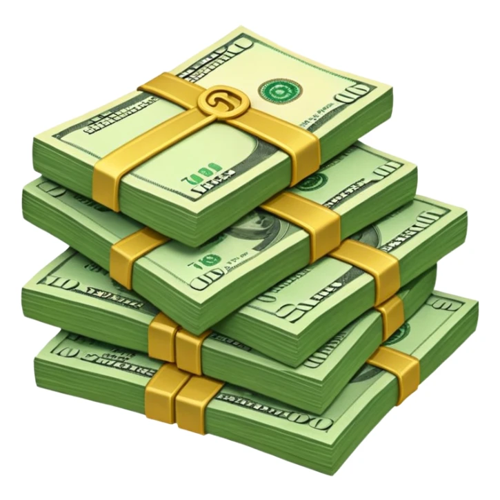 stash of dollars sticker