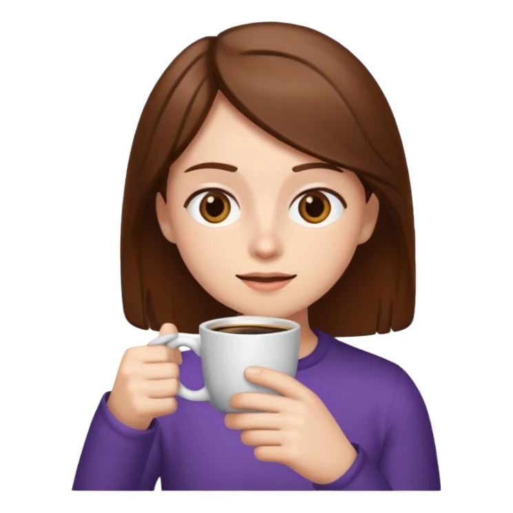 twitch emoticon of someone drinking a coffee sticker