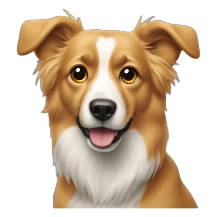 Dog looking at a axotol in real life sticker