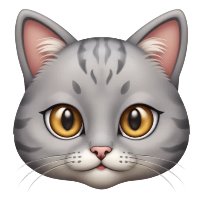 A cat witFh cute big eyes with nice eye lashes sticker