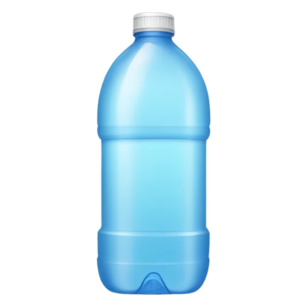 plastic bottle of water sticker