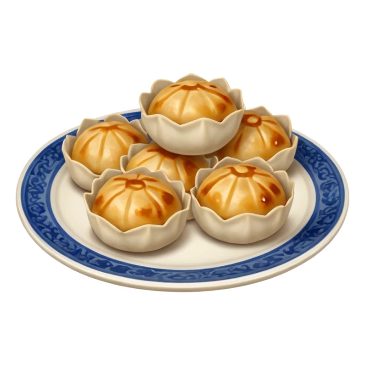 gyosa ball on plate sticker