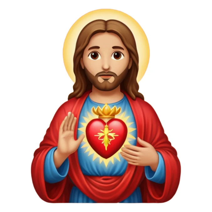Sacred heart of Jesus  sticker