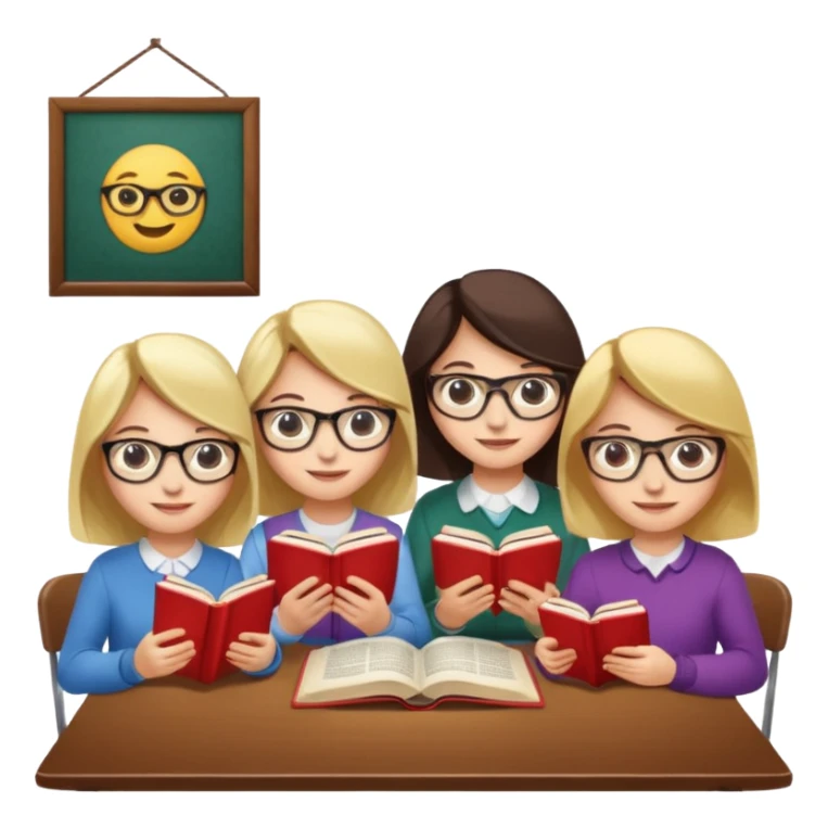 books club girls only under the table sticker