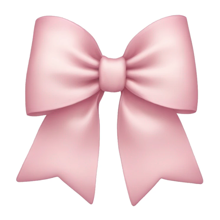 Light pink bow sticker