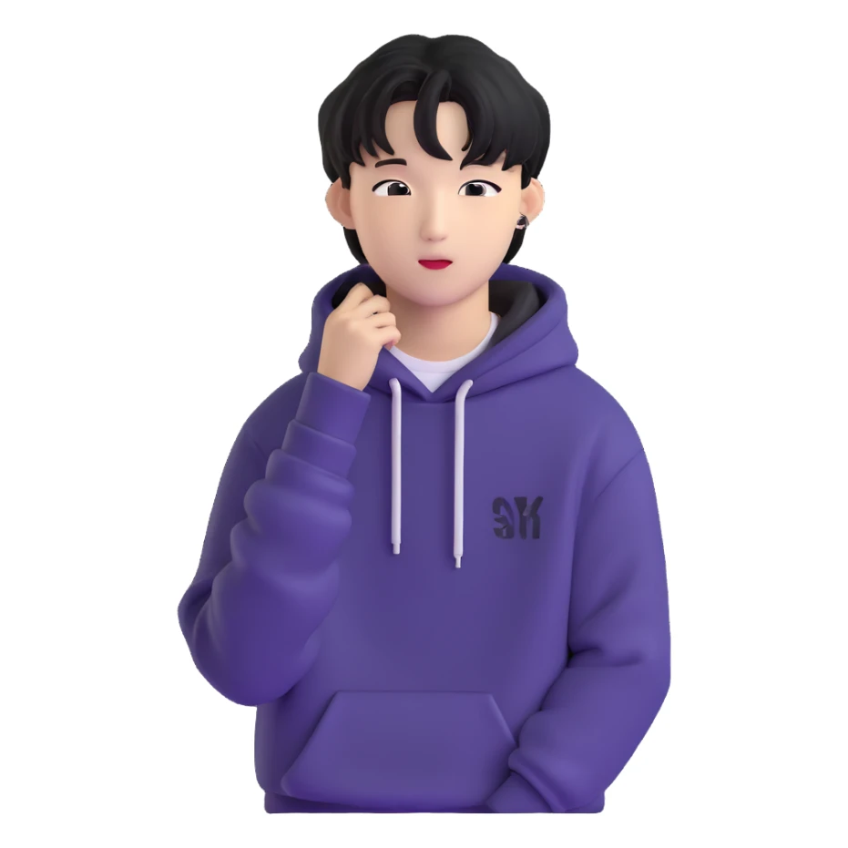 Changbin from Stray Kids, K-pop idol sticker