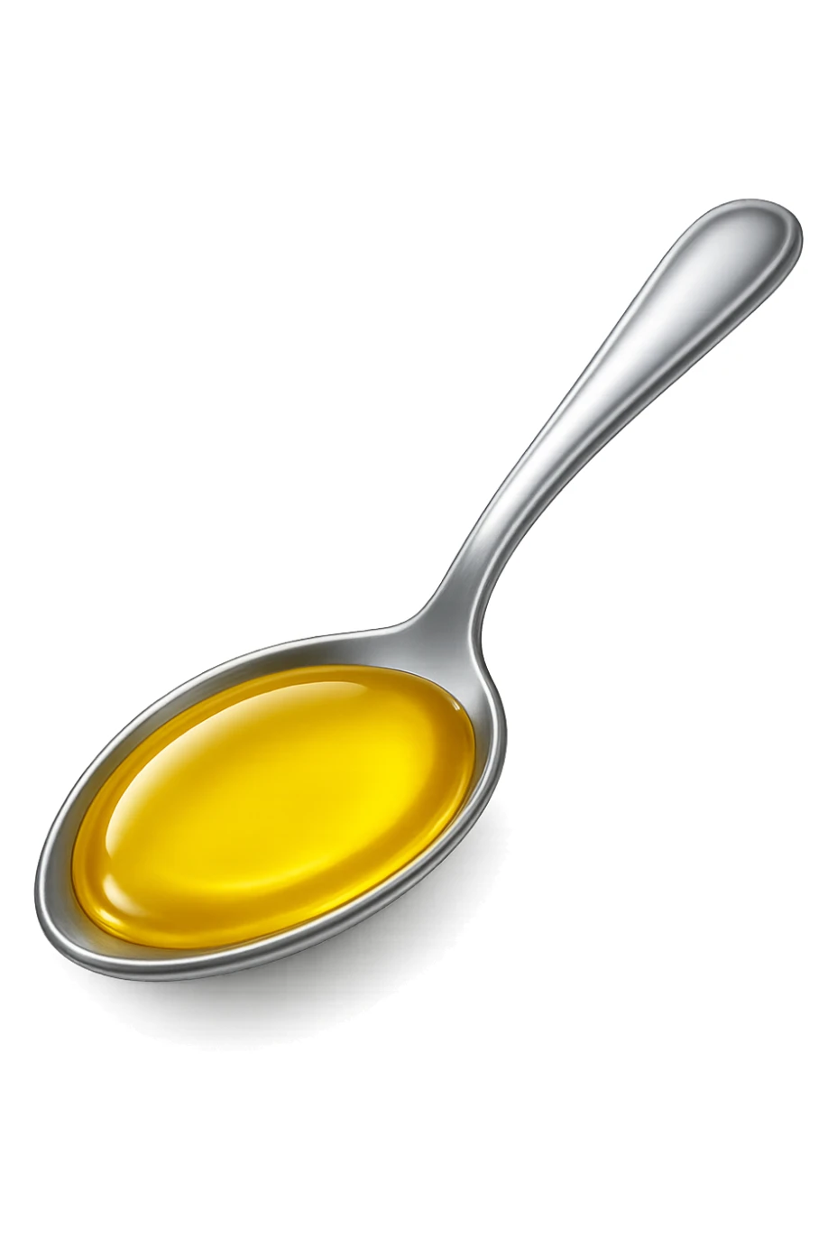 emoji 3d stile iphone che rappresenta un cucchiaio di olio evo 3d sticker