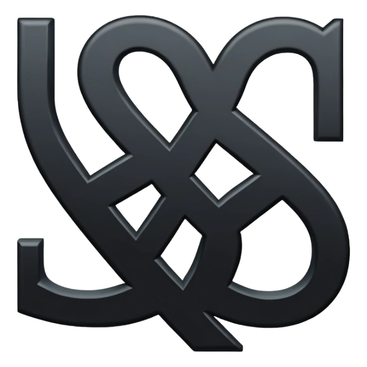 four C in each side of a plus symbol sticker