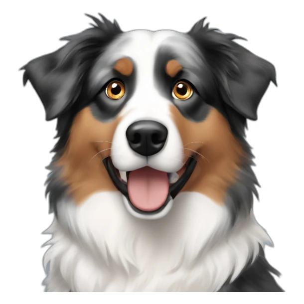 australian shepherd one blue eye sticker