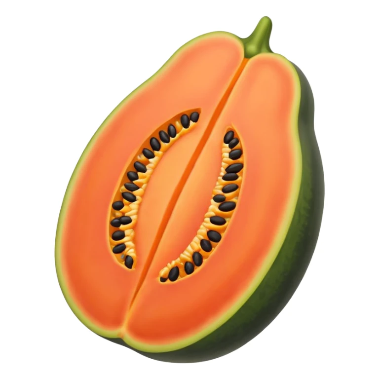 Make it nuce like real papaya show the papaya nicely  sticker
