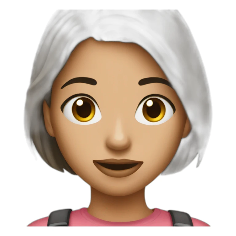 girl selfgugging sticker