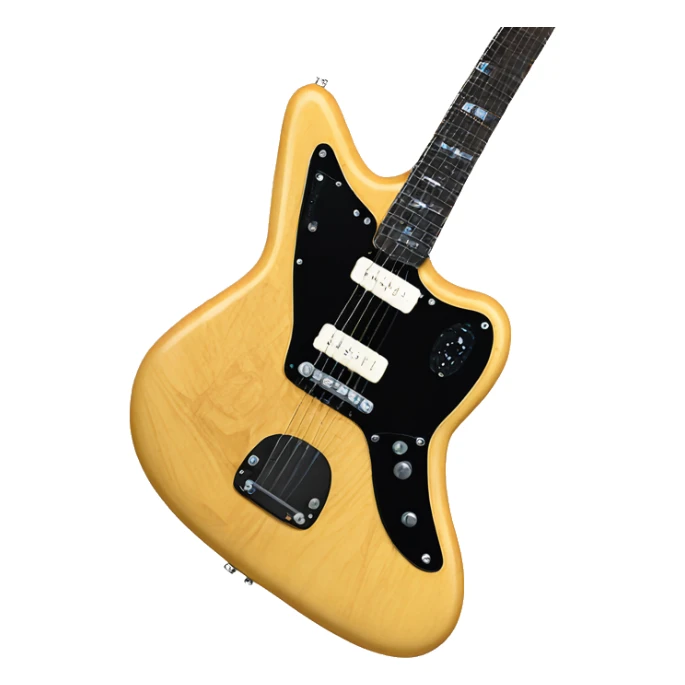 Kurt Cobain Jaguar & American Professional II Jazzmaster crossed forming a cross sticker