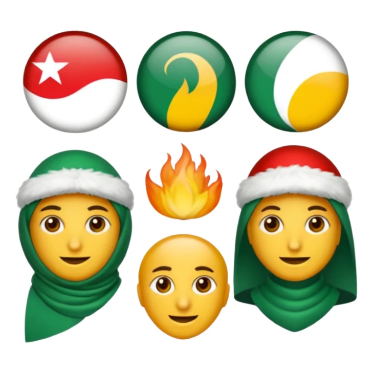 Kürdistan bayrak emoji.  sticker