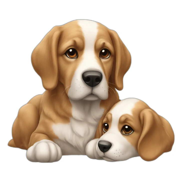 Chien qui fait l'amour à un lapin sticker