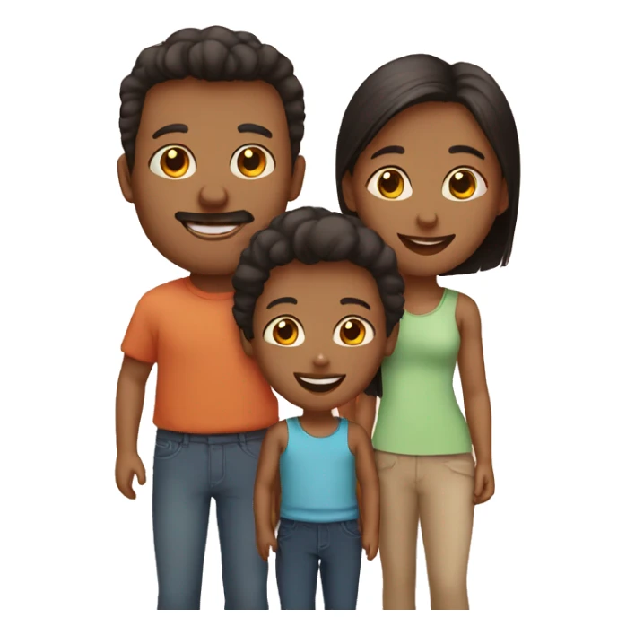 family of 3 sticker