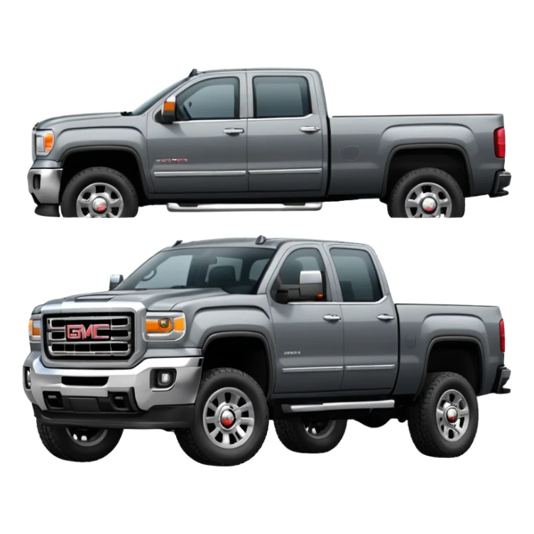 GMC sierra 2500hd truck sticker