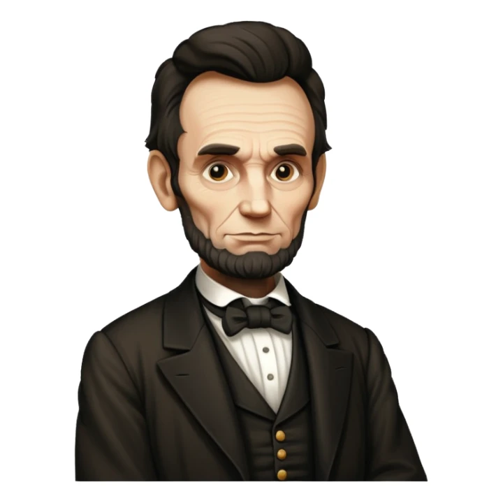 President Lincoln freeing the Slaves sticker