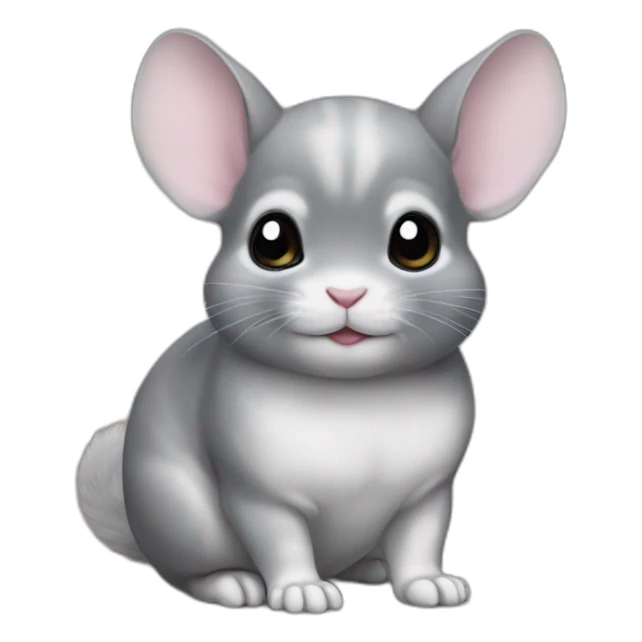 baby chinchilla sticker
