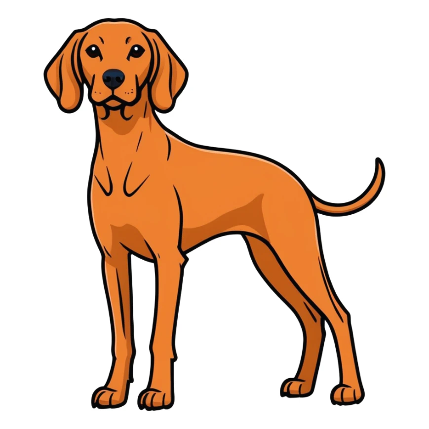 Perro braco ungaro  sticker