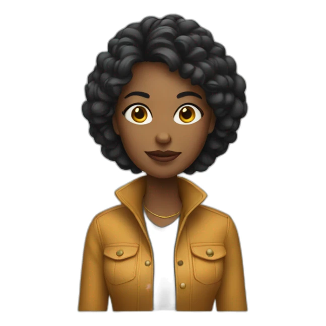 designer woman sticker