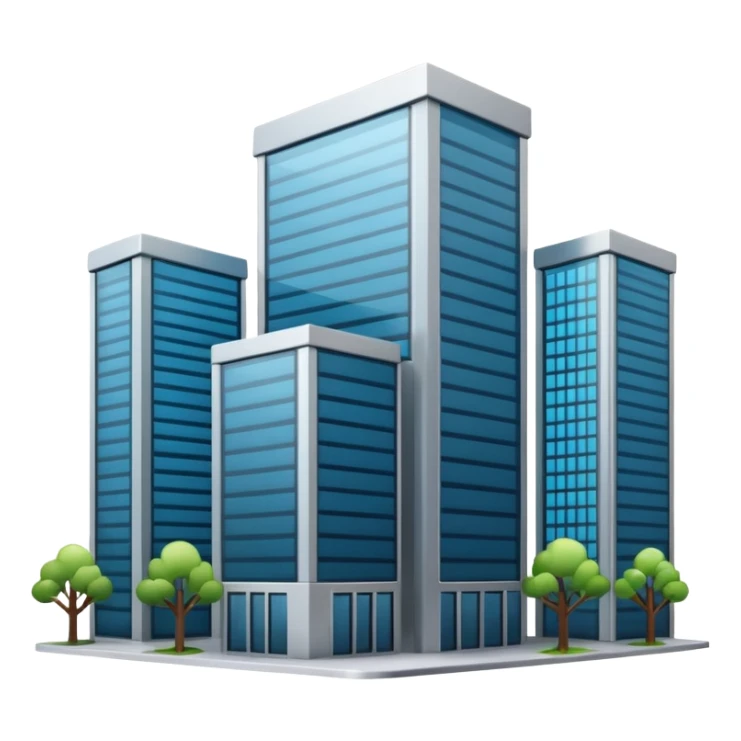 web hosting enterprise plan, serveur avec symbole de croissance et building sticker