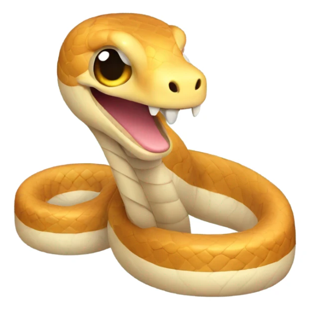 Cute snake with arms and legs sticker