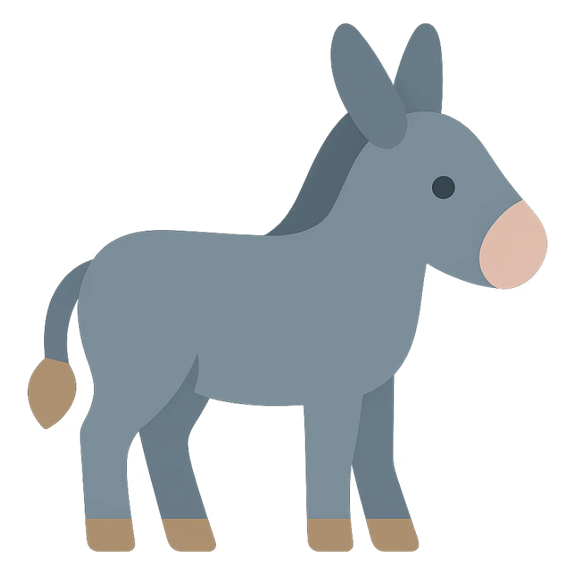 Donkey sticker