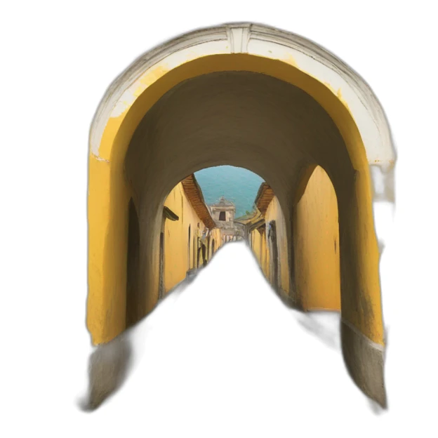 Antigua Guatemala yellow Arch sticker