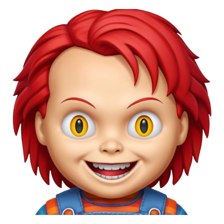 Un emojin de chuky sticker