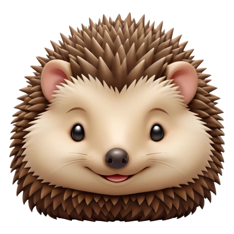 Meme-Worthy Cute Sleeping Hedgehog Portrait Emoji, Head resting peacefully with a contented smile, showcasing a delightfully compact build and a luxuriously soft brown Fur with tiny spines, eyes shut in a serene, restful nap, Simplified yet hilariously adorable features, highly detailed, glowing with a soft, drowsy light, high shine, relaxed and utterly lovable, stylized with an air of playful laziness, bright and heartwarming, soft glowing outline, capturing the essence of a comically sleepy hedgehog, so meme-worthy it feels like it could instantly become the next viral sensation of adorable slumber! sticker