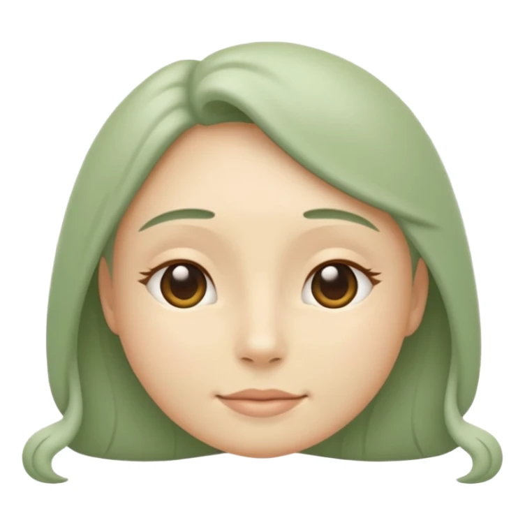 Minimal wellness emoji representing tighter skin and firmness,
subtle lifting effect, smooth contours, calm and natural,
no beauty or cosmetic symbols, soft sage green color palette sticker