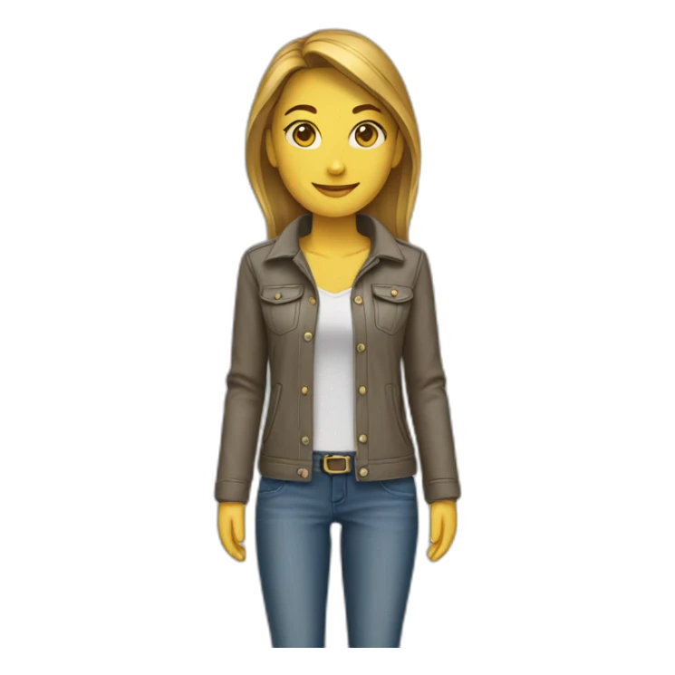 Casual women clothing sticker