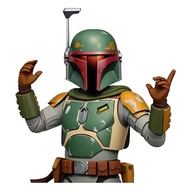 Boba Fett von Star Wars tanzt sticker