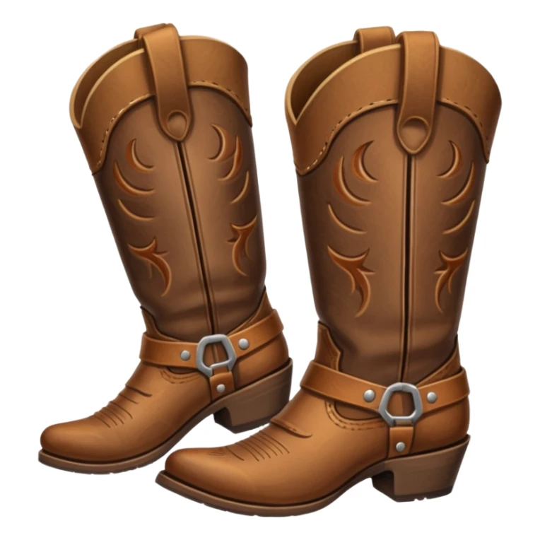 pair of cowboy boots sticker