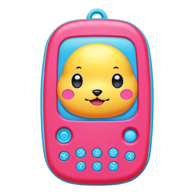 Tamagotchi from the Turning Red movie sticker