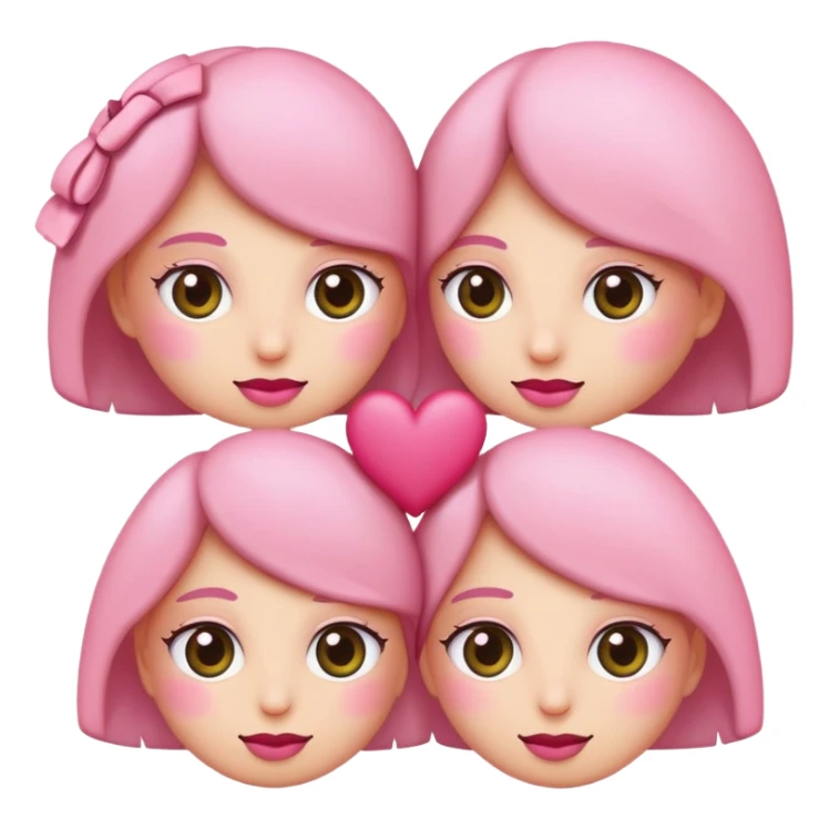 Emoji amoureux ému sticker