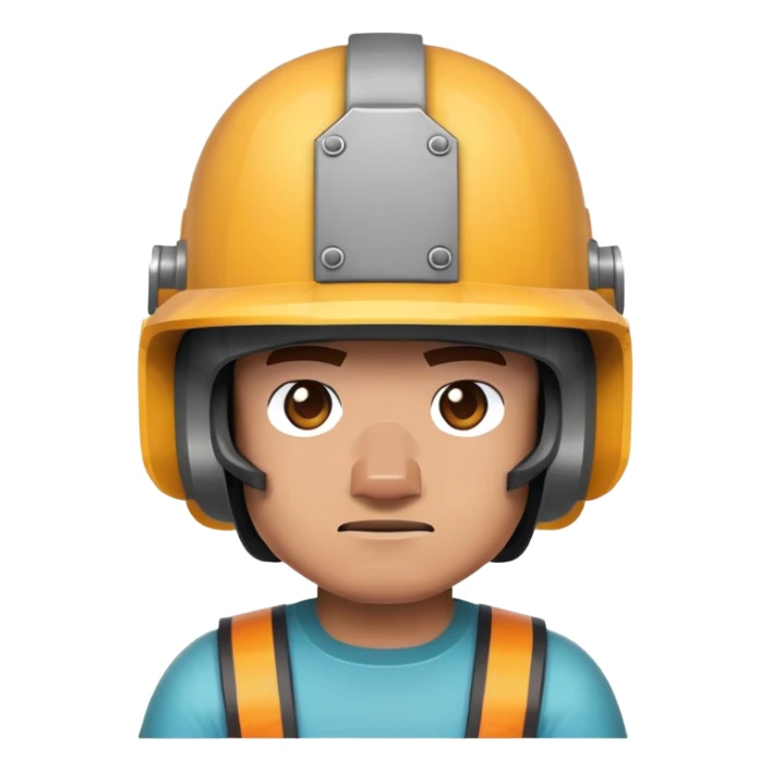 Minecraft character wearing a helmet sticker