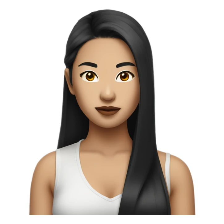 Asian baddie sticker