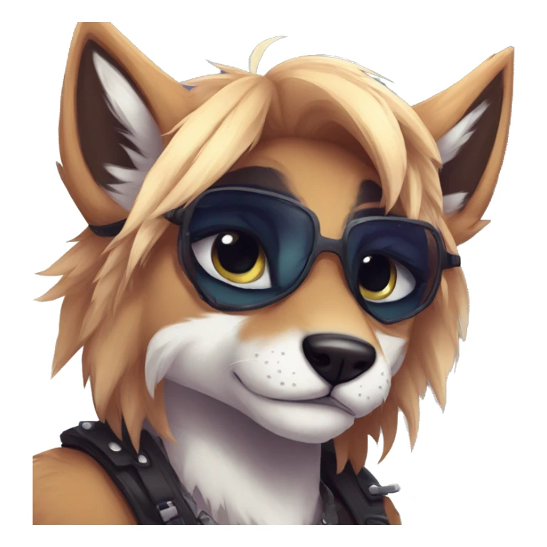 Edgy anthro furry by Falvie, LiLaiRa, AngieWolf sticker