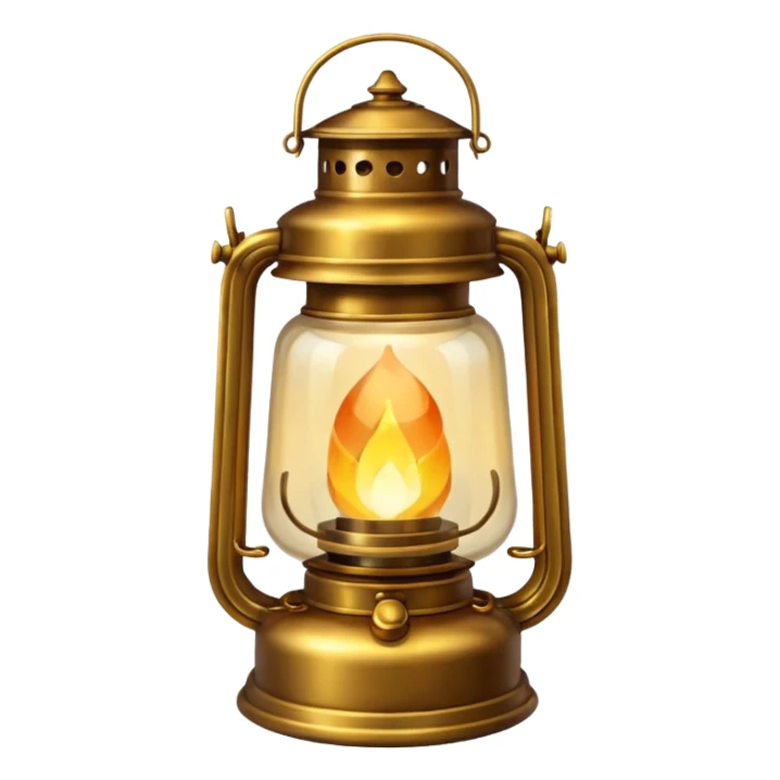 dim lantern light sticker