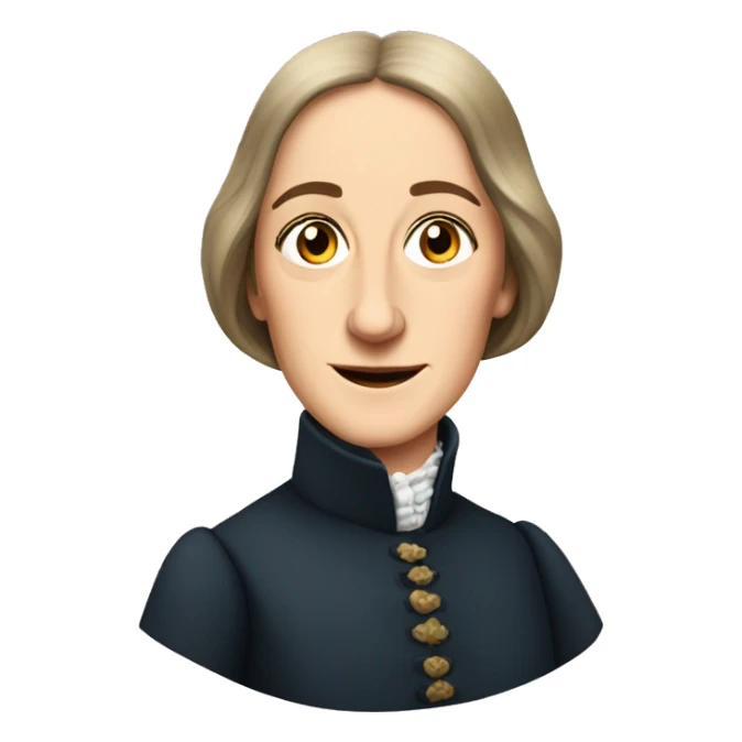 George Eliot (real name Mary Ann Evans) british writer sticker