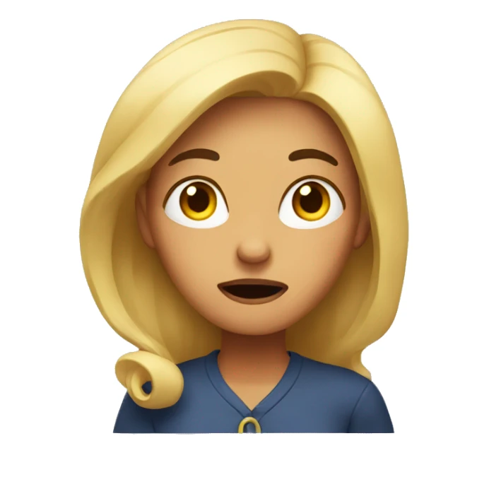 woman in disbelief  sticker