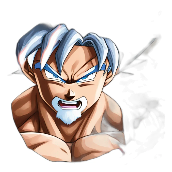 Goku ultra instinct kamehameha sticker