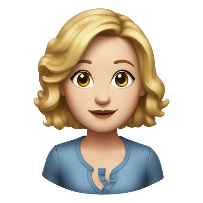 Claire Dunphy from Modern Family, portrait sticker