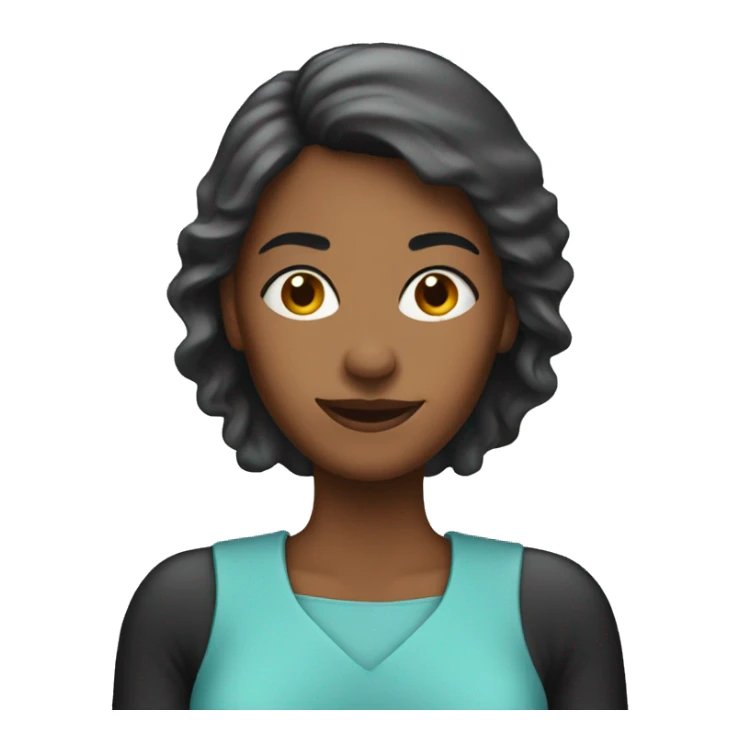 Woman with a credit card sticker